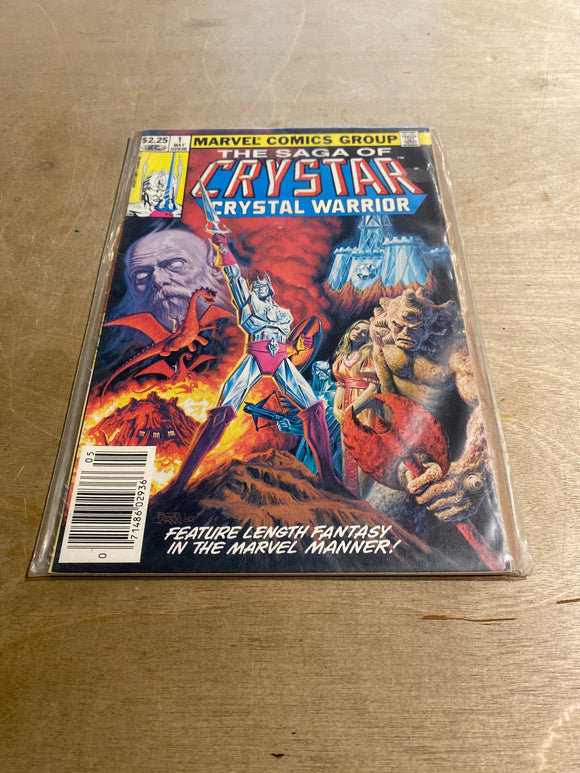 Marvel The Saga of Crystar Crystal Warrior #1 May 1983 Comic Book