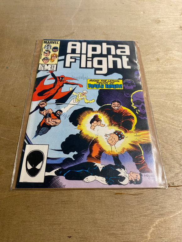 Marvel Alpha Flight Feb 1985 #31 Comic