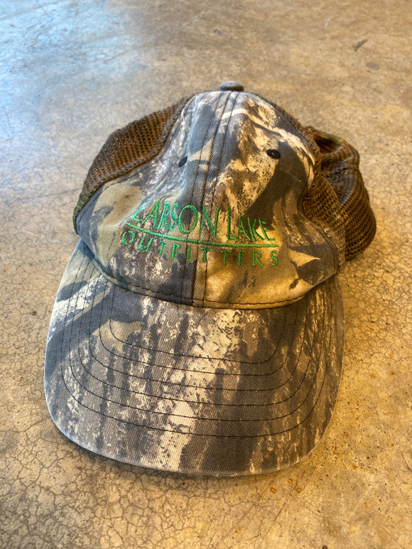 AJM Larson Lake Outfitters Embroidered Camo Hat