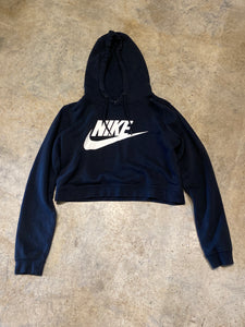 Nike Black Crop Medium Hoodie Made in Vietnam