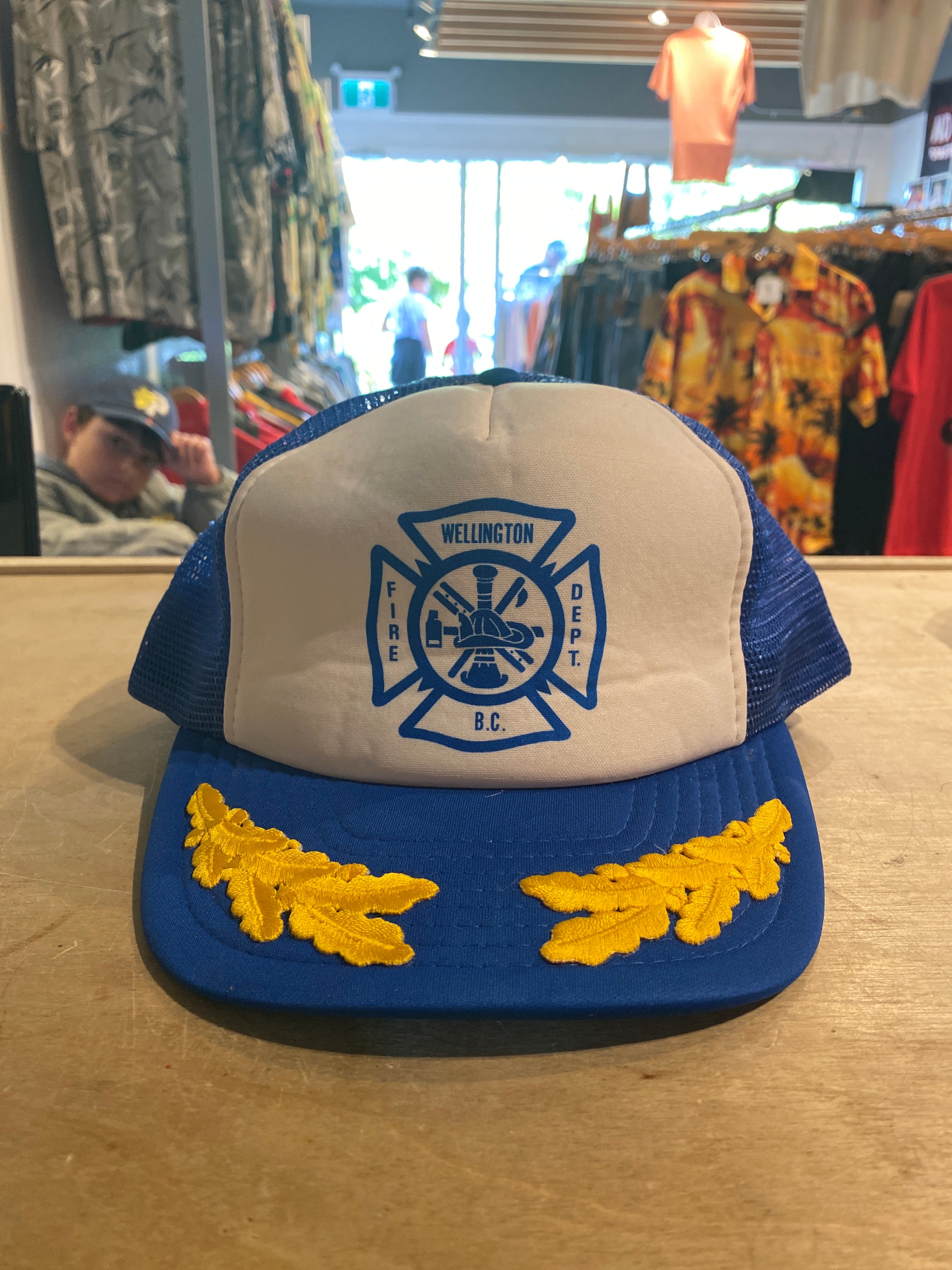 Vintage Wellington Fire Dept Trucker Hat