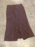 Tommy Hilfiger Brown Denim Skirt Structured 8