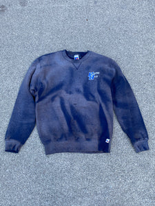 Russell Athletic Hunting Hills Medium Blue Crewneck Sweater