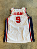 Mitchell & Ness USA Replica Jordan 9 Jersey on Champion