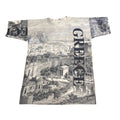 Made in Greece AOP Architecture Blue White Parthenon Large Shirt