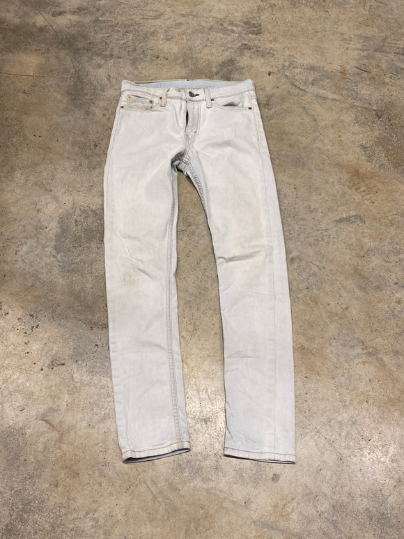 Levi 510 29 32 Super Fade Made in Columbia LA PEROUSE BANK Rework