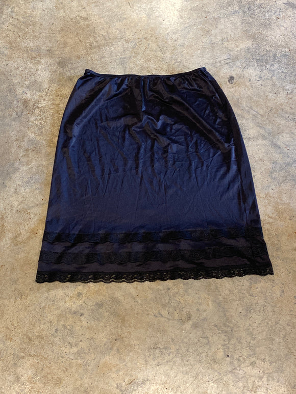 Carroll Reed Medium Black Lace Medium Vintage Skirt