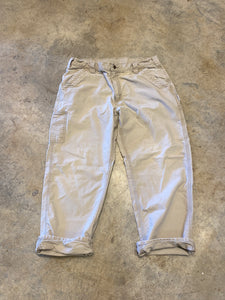 Carhartt Dungaree Work Pants Faded Khaki 34 30 Made in Nicaragua