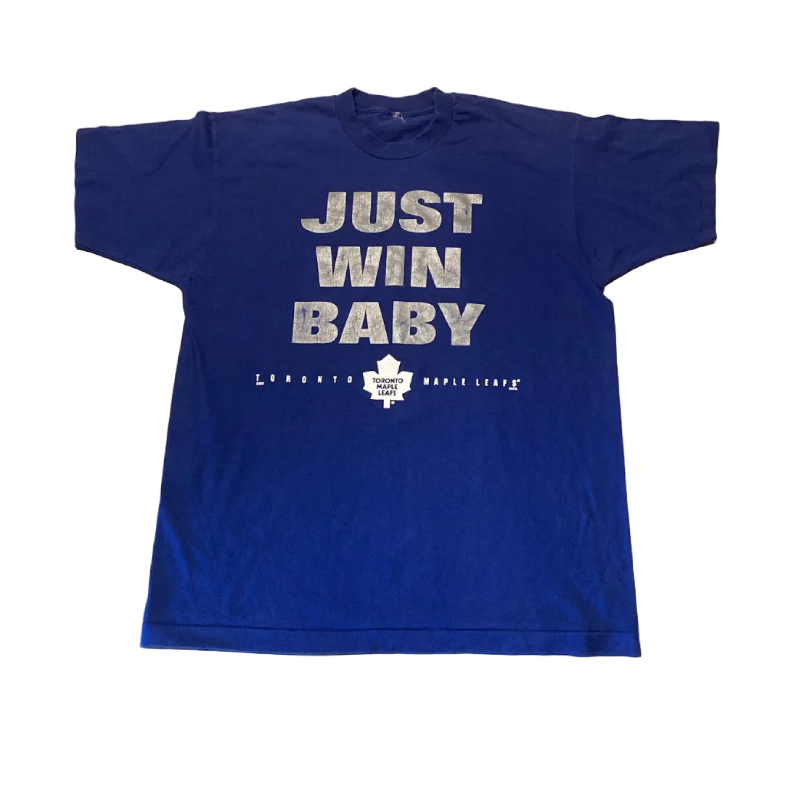 Unbranded Just Win Baby Toronto Maple Leafs Vintage XLarge Shirt