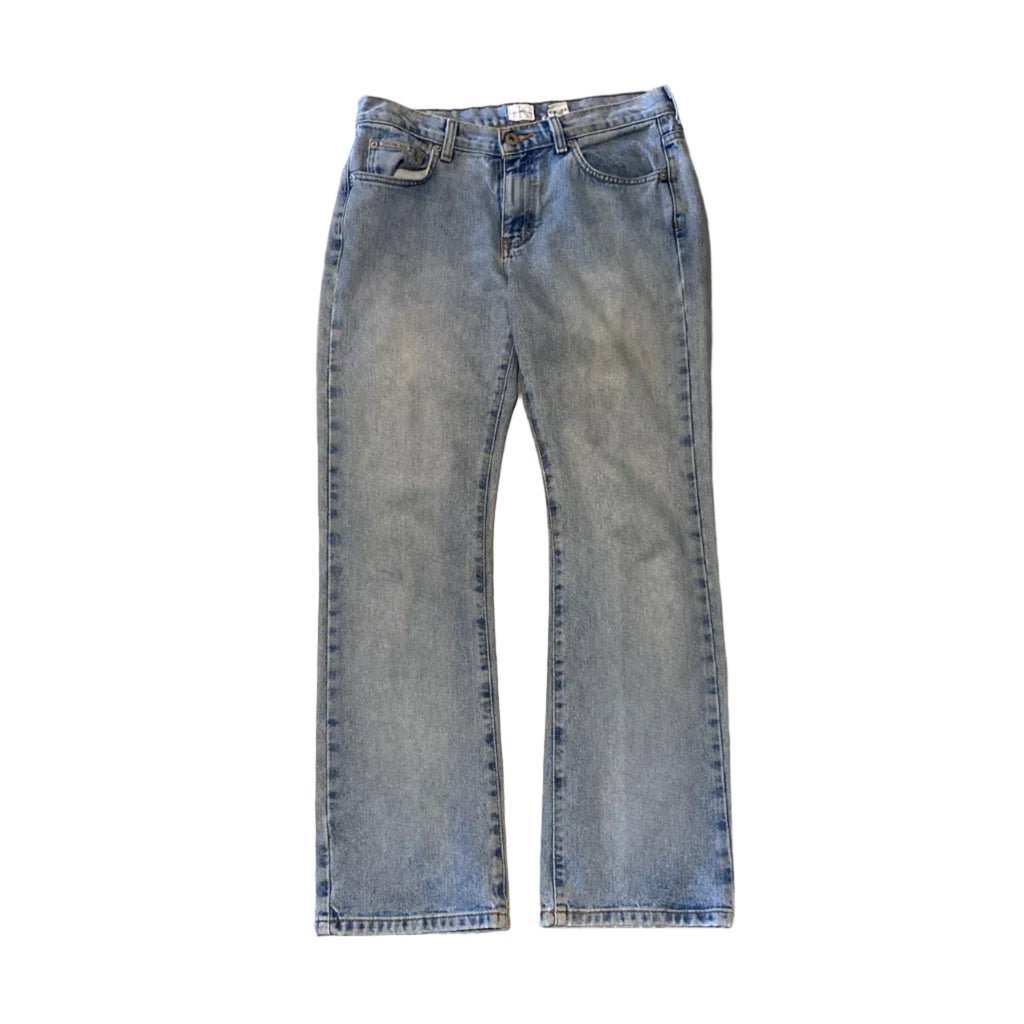 CK Jeans Calvin Klein Denim 30 29 Size 7 Made in Mexico Bootcut Sandblast Denim Jeans