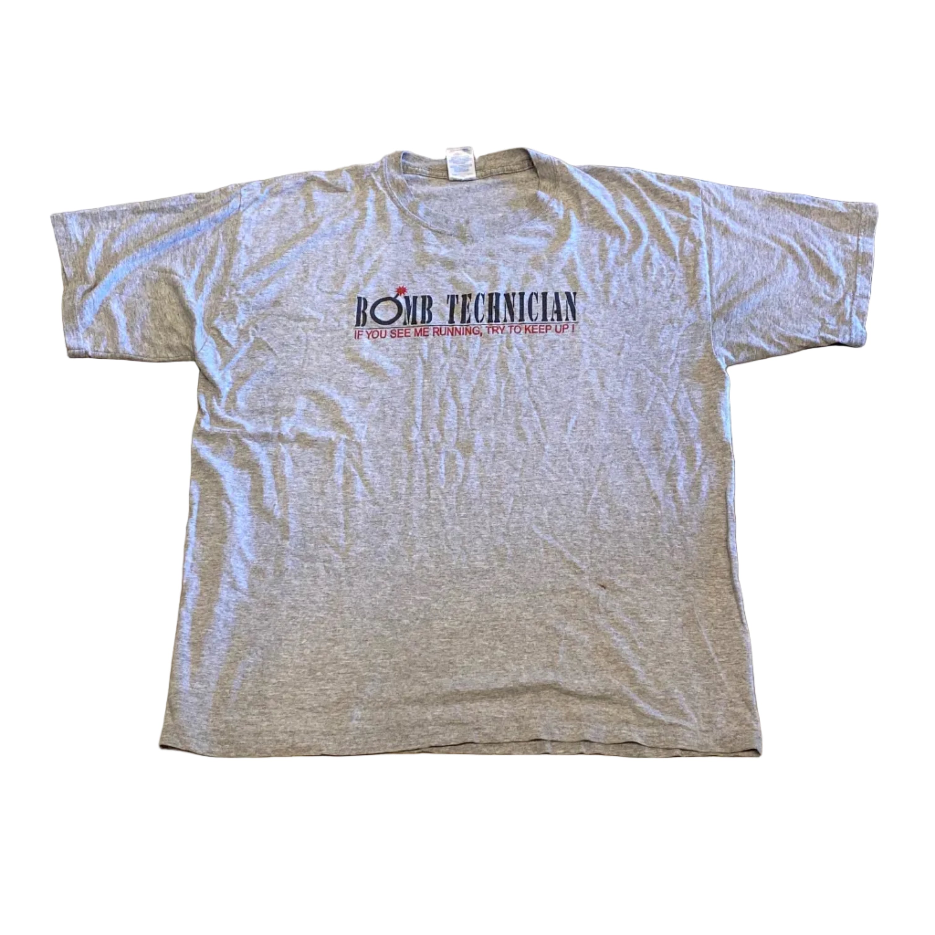 Gildan Bomb Technician Grey XL Shirt