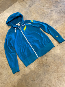 Nike Track & Field Teal Zip Hoodie XLarge