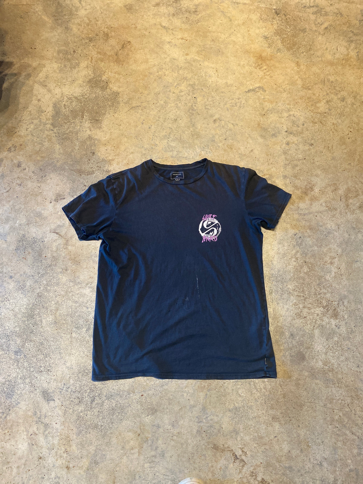 Quiksilver Surf Hard Black Medium Shirt