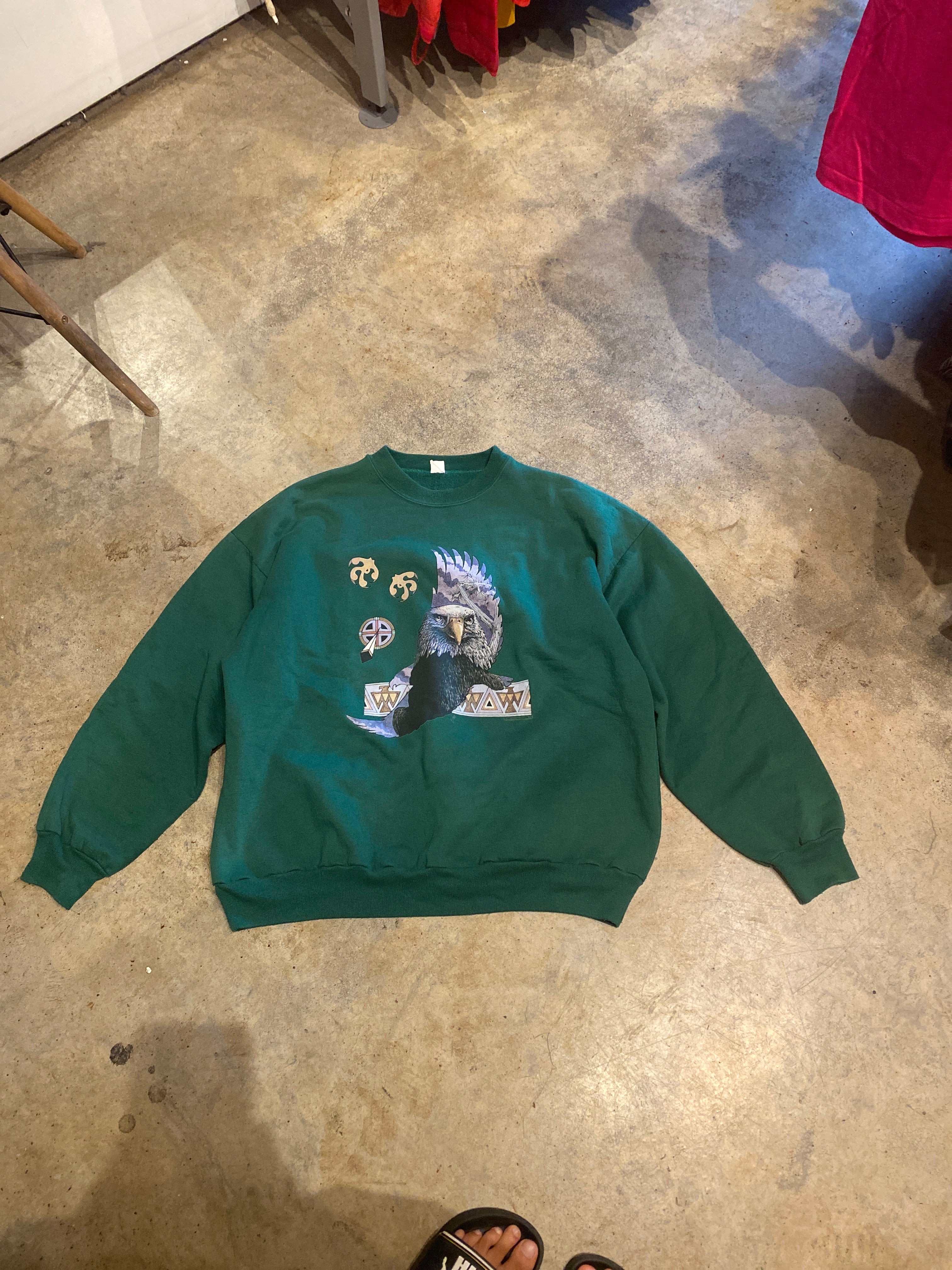 Bald Eagle Made in USA XXLarge Vintage 1997 Crewneck Sweater