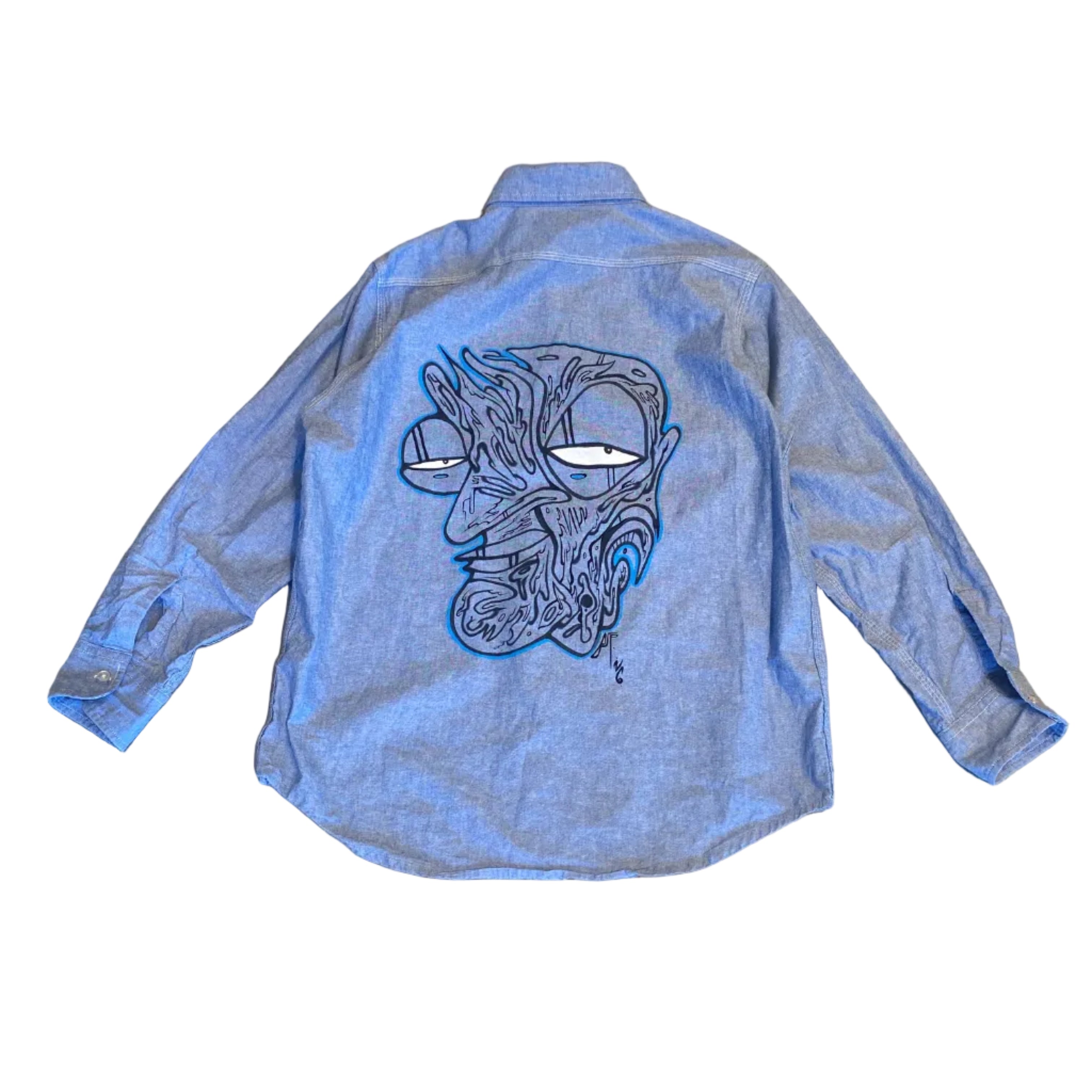 Vizstim Rework Carhartt LS Denim Large Shirt