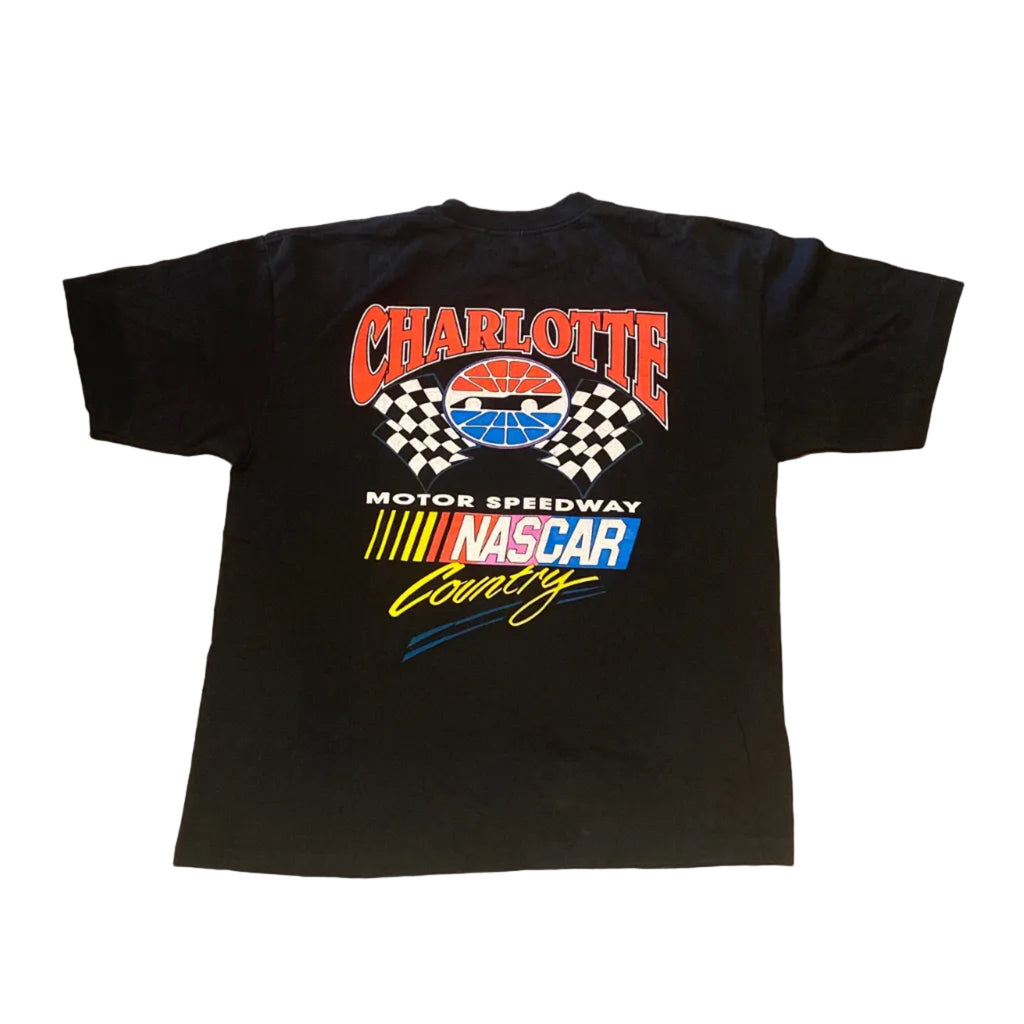 Belton Coca-Cola 600 Nas Car Charlotte Black Vintage Racing XLarge Shirt