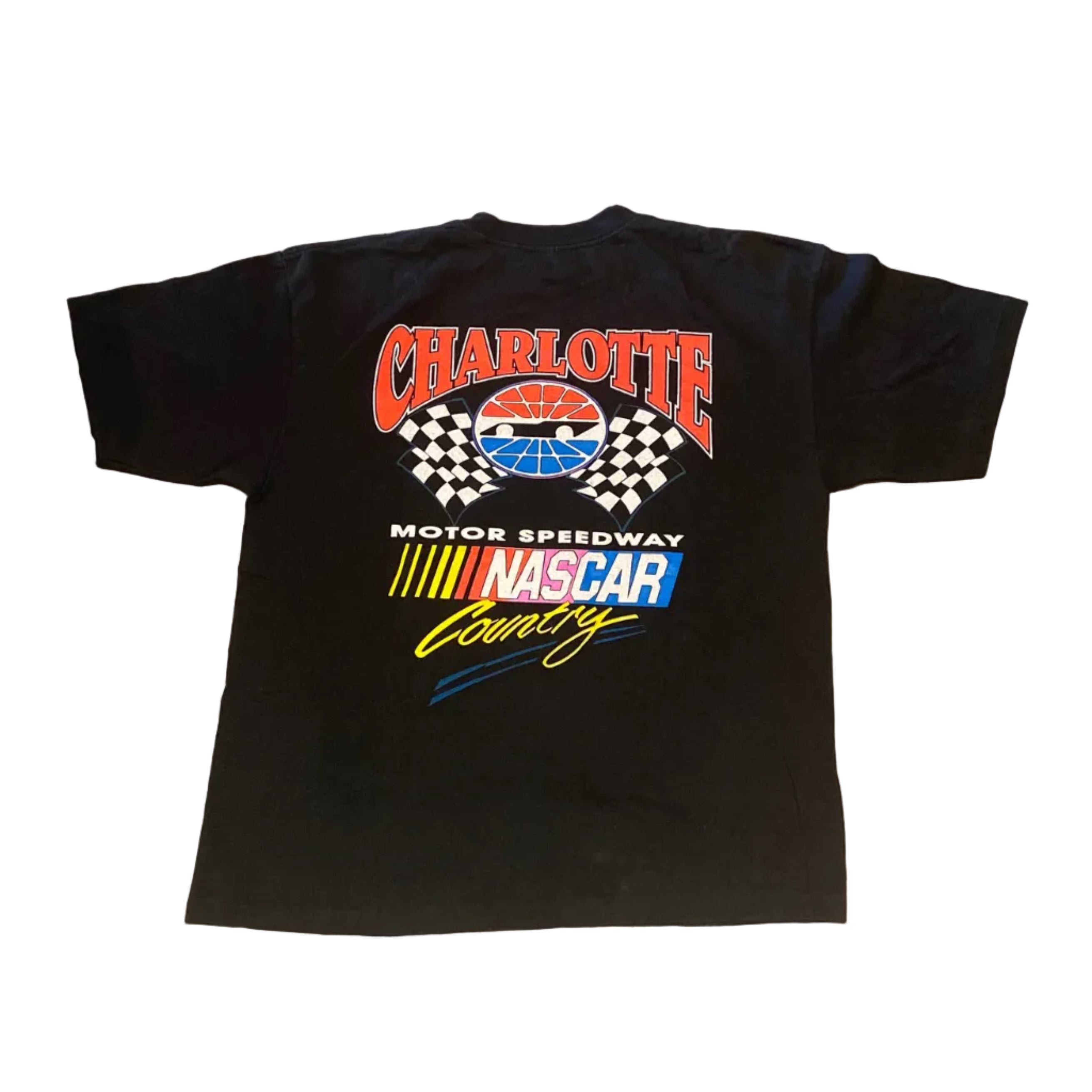Belton Coca-Cola 600 Nas Car Charlotte Black Vintage Racing XLarge Shirt
