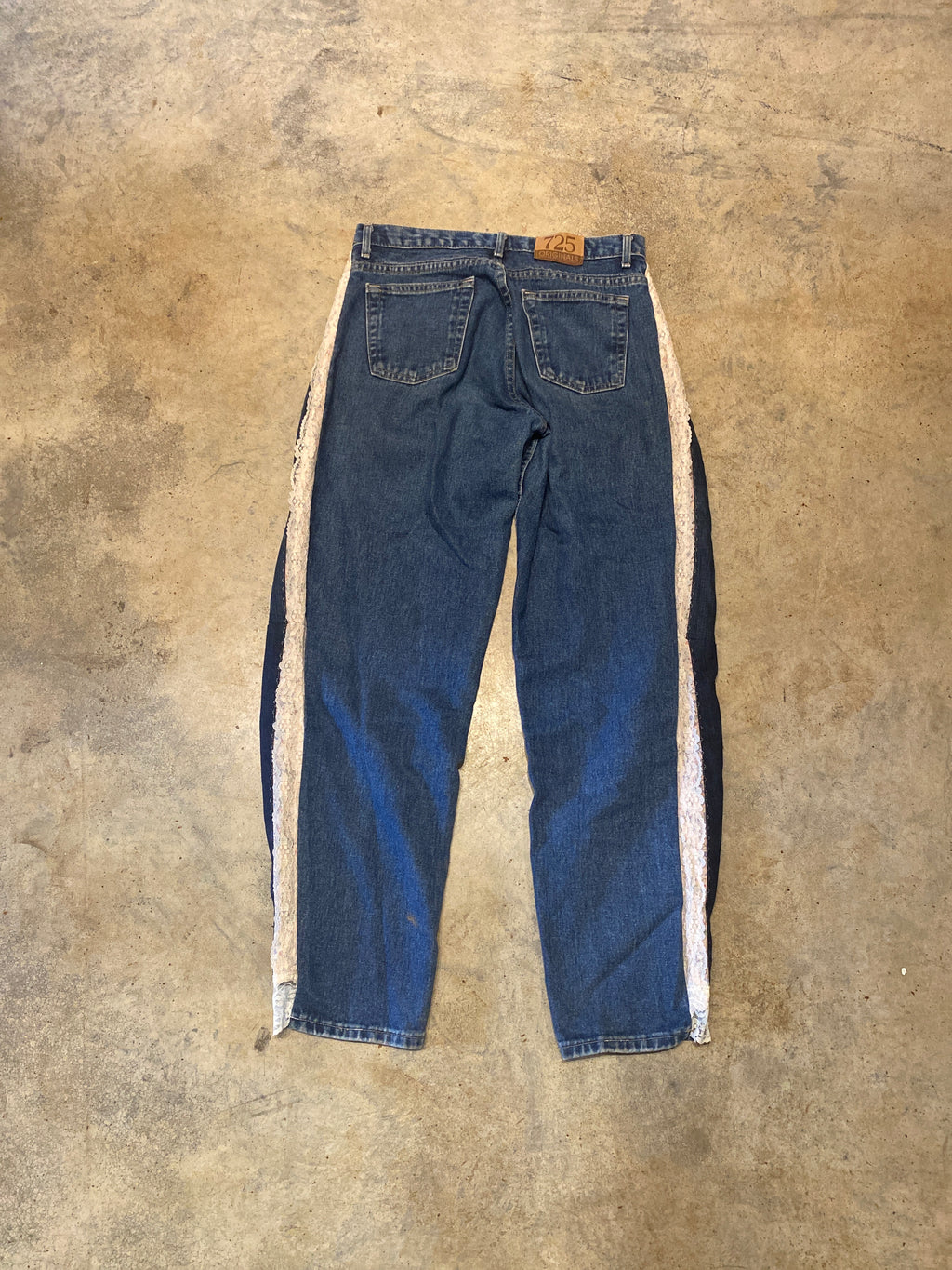 Salty Collections Reworked 725 Originals Lace Edged Pants