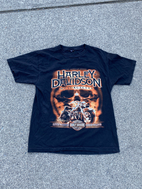 Harley Davidson 2017 Gasoline Alley Red Deer Alberta Black Medium Shirt