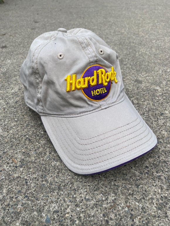 Hard Rock Taupe with Purple Hat