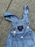 Bass Denim Overalls Small Made in Macau