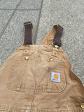 Carhartt Light Brown Overalls 36 30 Made in Mexico