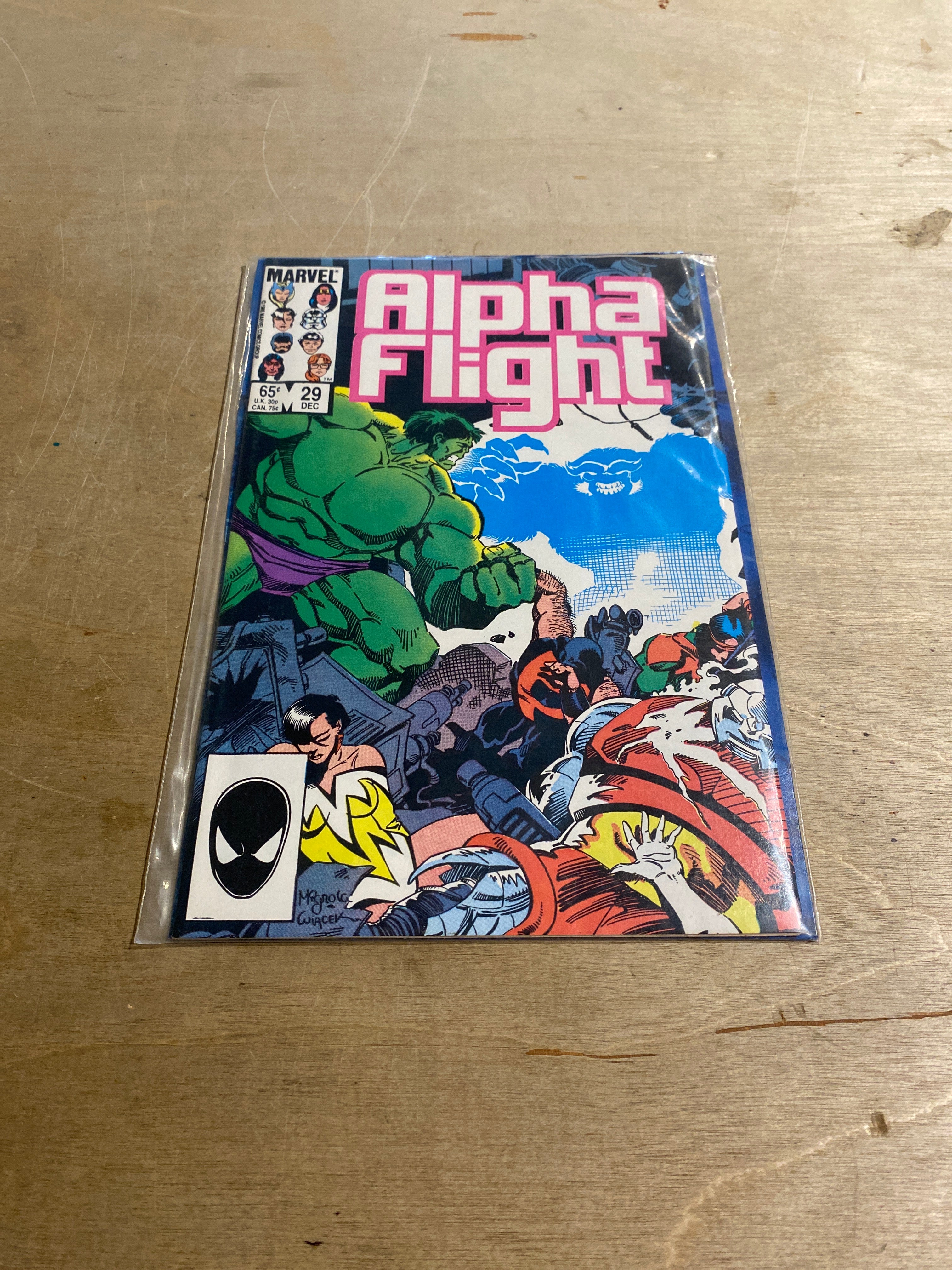 Marvel Alpha Fight #29 Dec 1985 Comic Book
