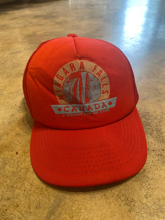 Niagara Falls Red Trucker Hat