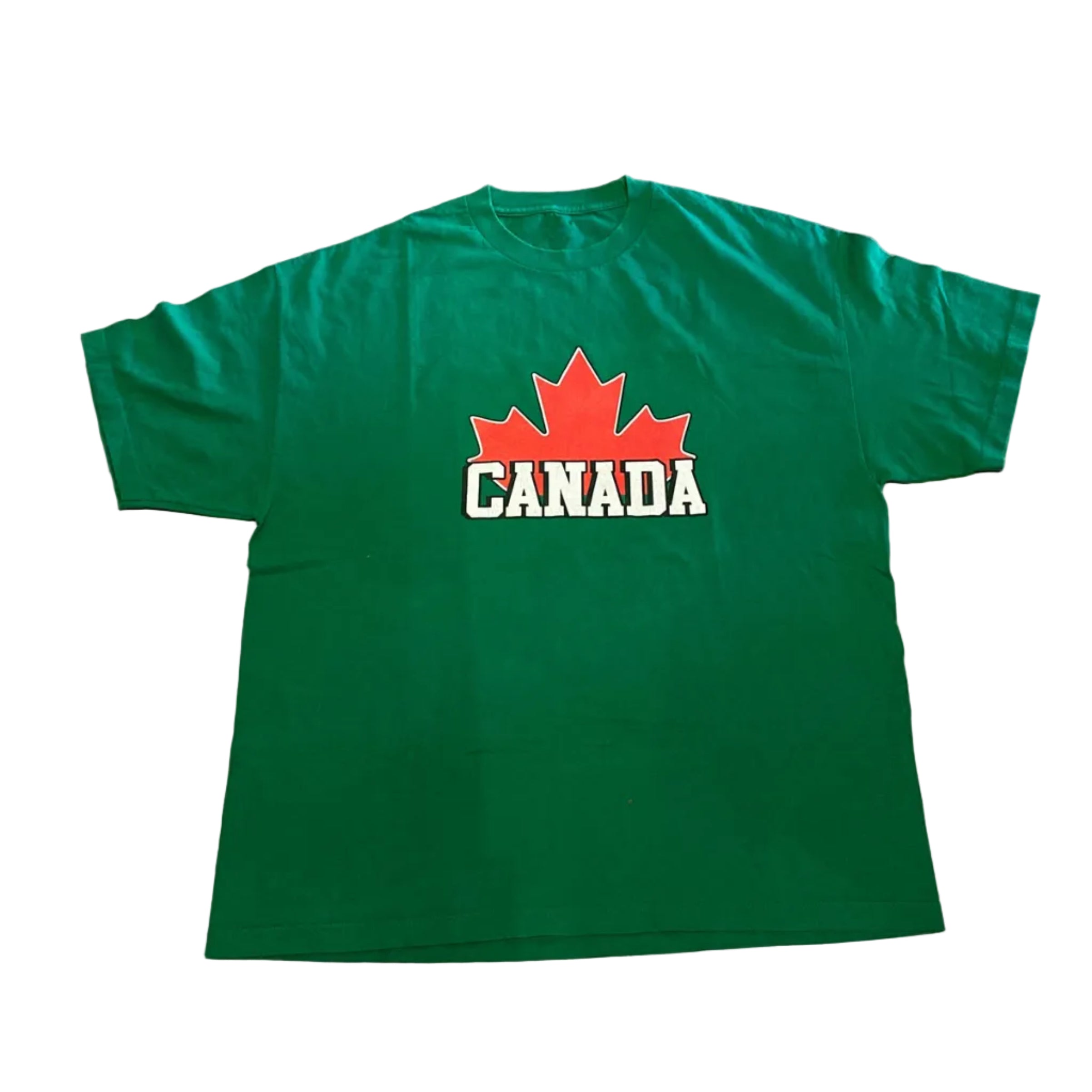 Unbranded Green Canada With Maple Leaf Shirt