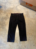 Wrangler Denim 36 29 Made in Mexico Pants Black Elastic Waist