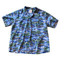 Evergreen Island Light Blue Made in Hawaii Vintage Hawaiian Button Up Shirt