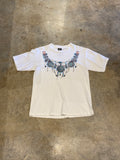 Diamond Dust 90’s White Large Shirt Silver First Nations Vintage Design