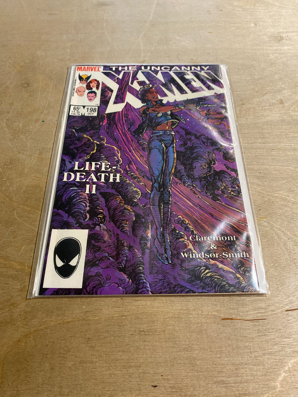 Marvel The Uncanny X-Men 198 October 1985 Comic Book