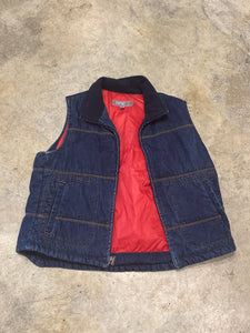 Esprit Jeans Denim Padded Zip Vest