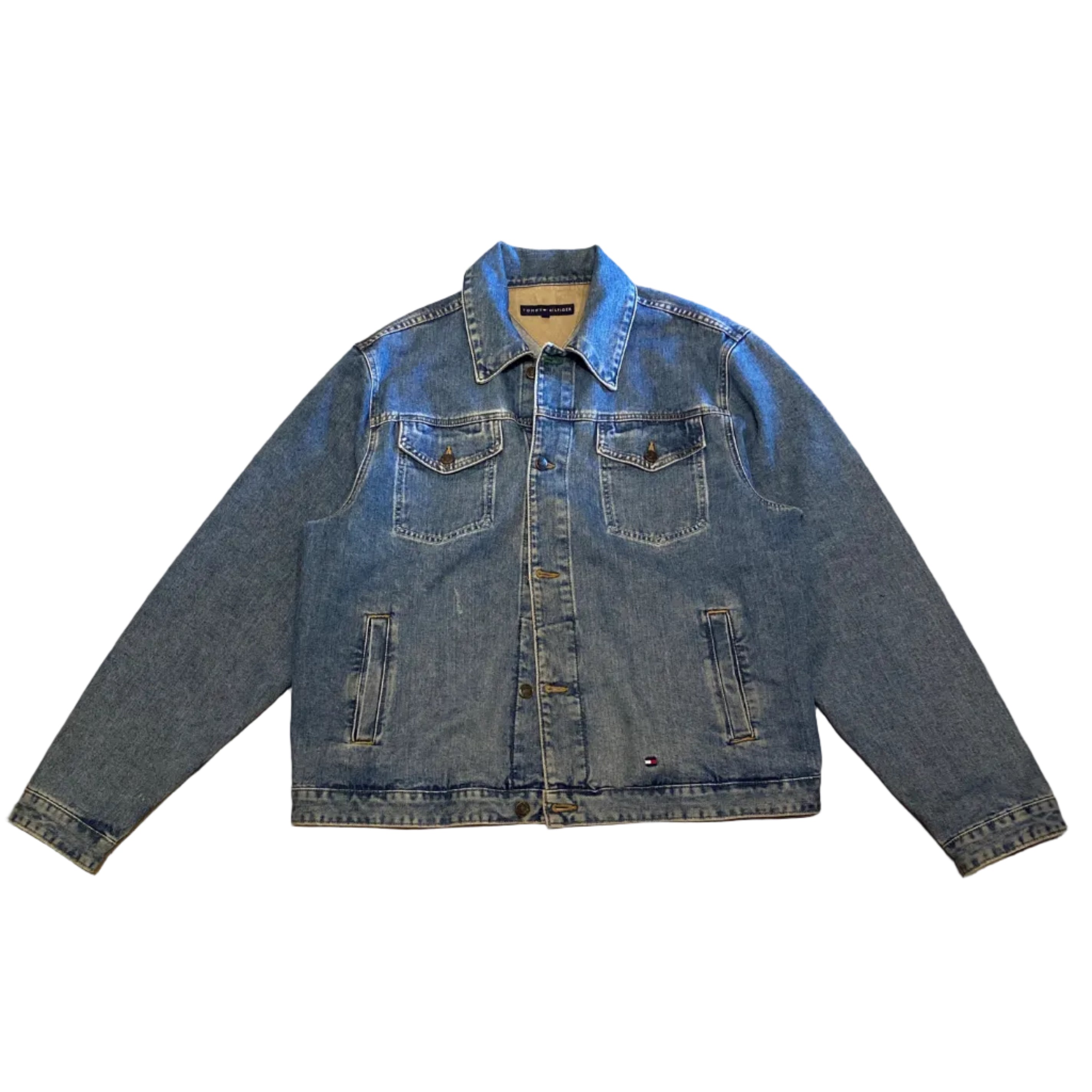 Tommy Hilfiger XLarge Denim Jacket Made in Canada