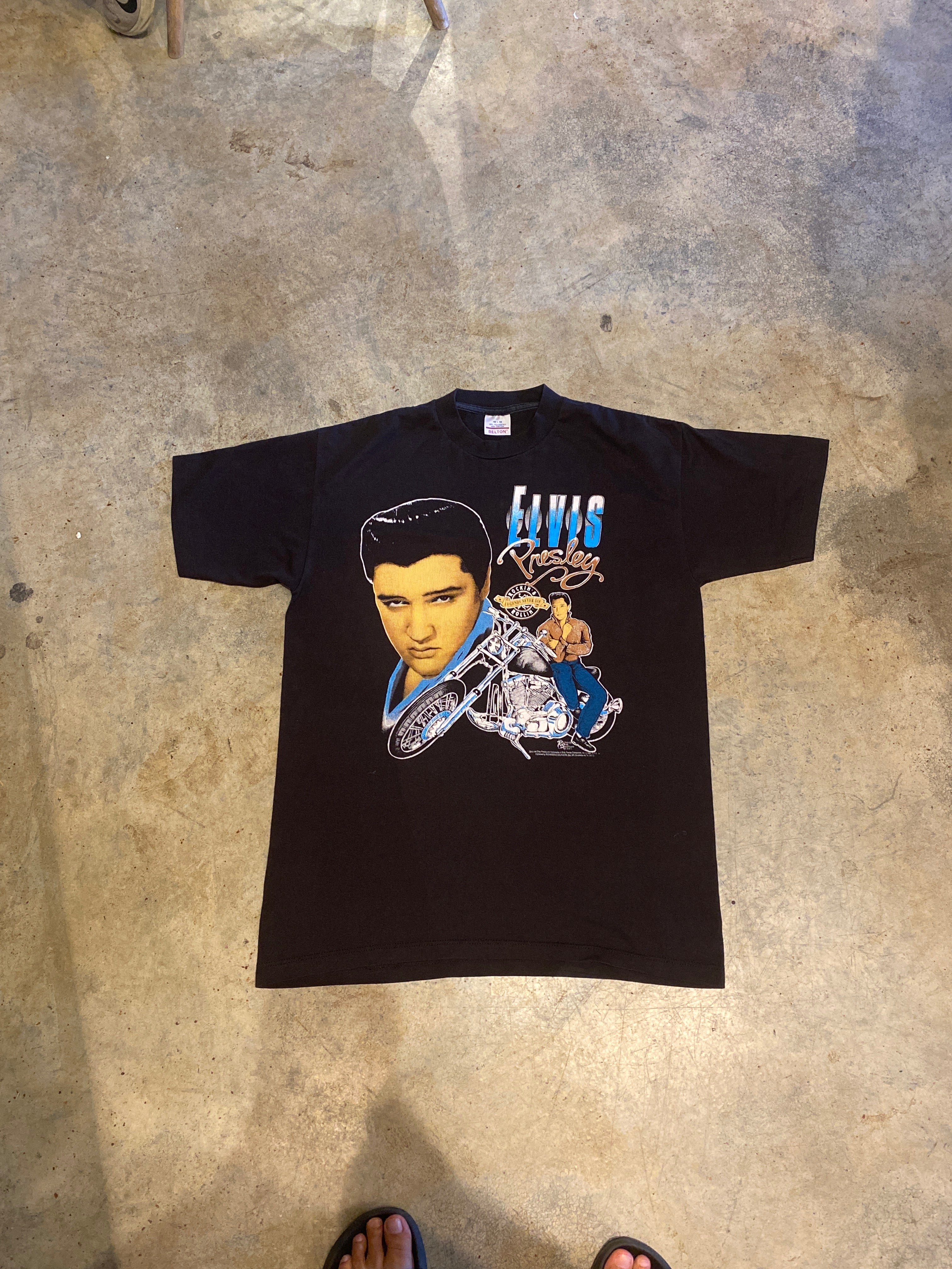 Belton Elvis Presley 1990 Vintage Made in USA Large Shirt