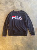 Fila Black Medium Crewneck Sweater
