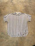 H&M Striped Collared SS Shirt Size 4
