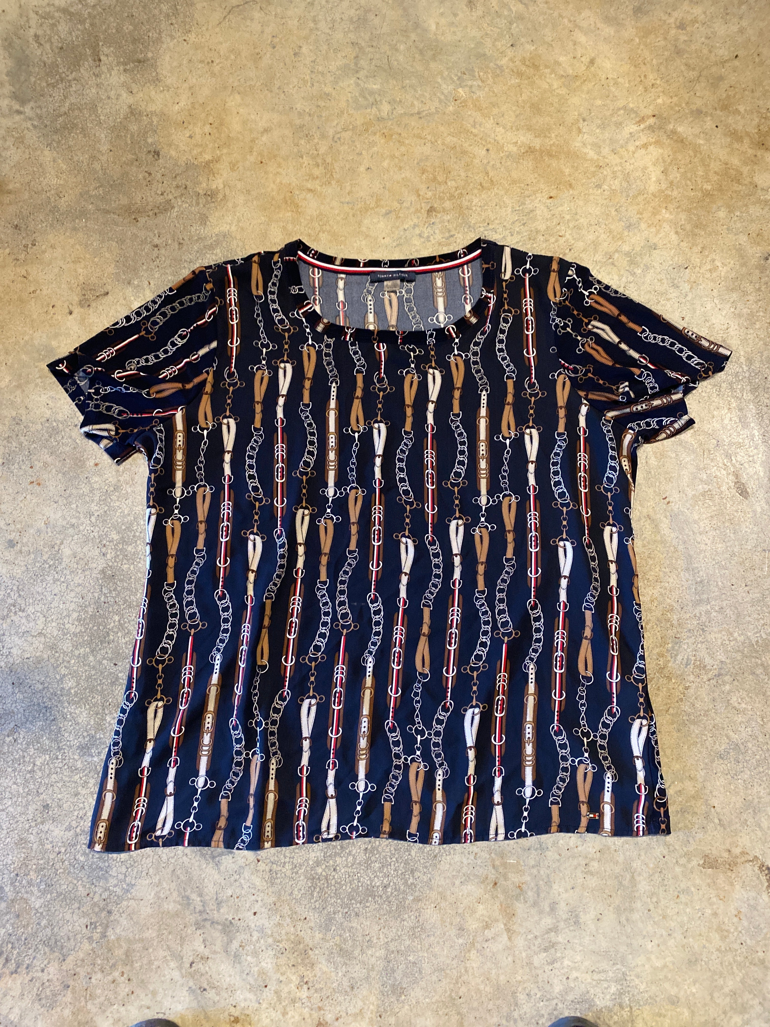 Tommy Hilfiger Chainlink Navy XLarge Shirt