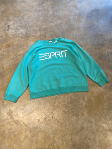 Esprit Teal Crewneck Sweater Large