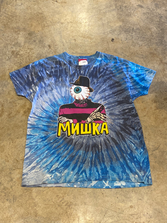 Mishka Large Tie Dye Eyeball freddy Tee