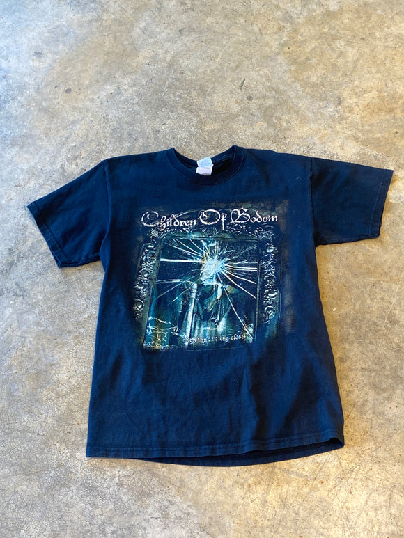 Gildan Children of Bodom Skeletons in the Closet 2009 Black SS Shirt Medium