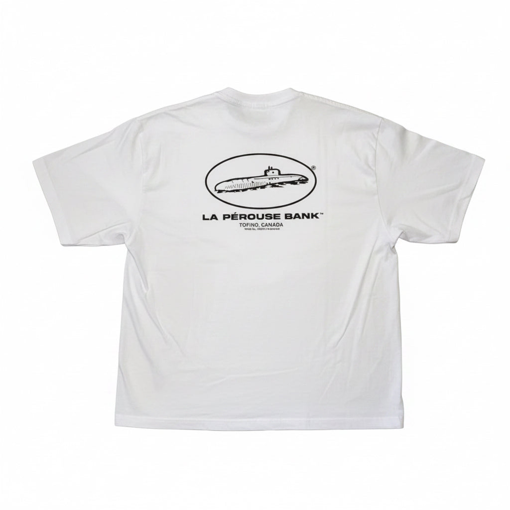 Shaka Wear La Perouse Bank LPB SUB White Cropped Shirt