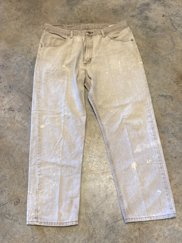 Wrangler Taupe Denim Pants 38 30