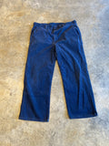 Unbranded Blue Velvet Cord Pants 36 28 Made in USA