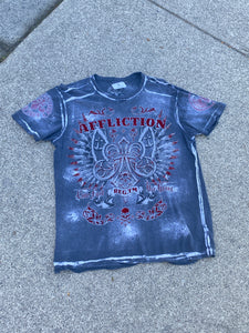 Affliction Y2K Distressed Shirt Large