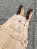 Carhartt Tan Overalls Size 16 Made in Vietnam Painters Delight