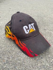 AJM CAT Flames Black Hat