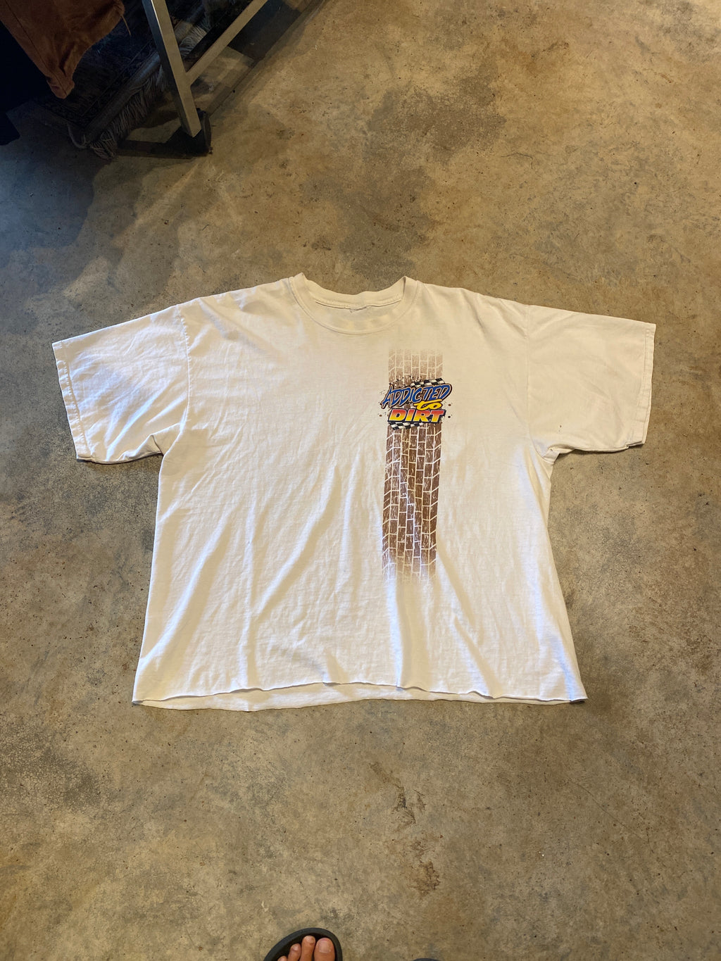 Addicted to Dirt Work Sucks Oversized Shirt