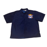 Miller Lite Hawaiian Blue Button Up Shirt